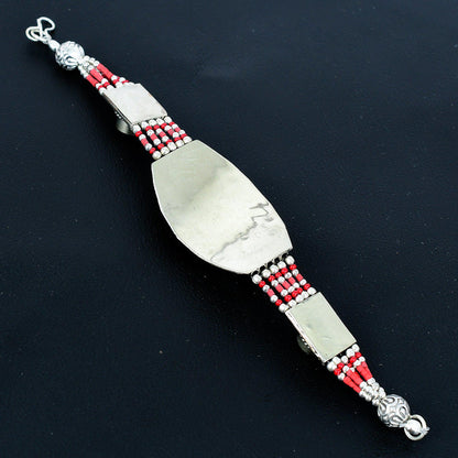 Red Coral Gemstone Bracelet