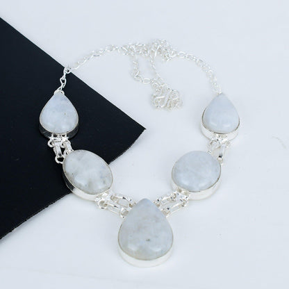 Sterling Silver Moonstone Necklace