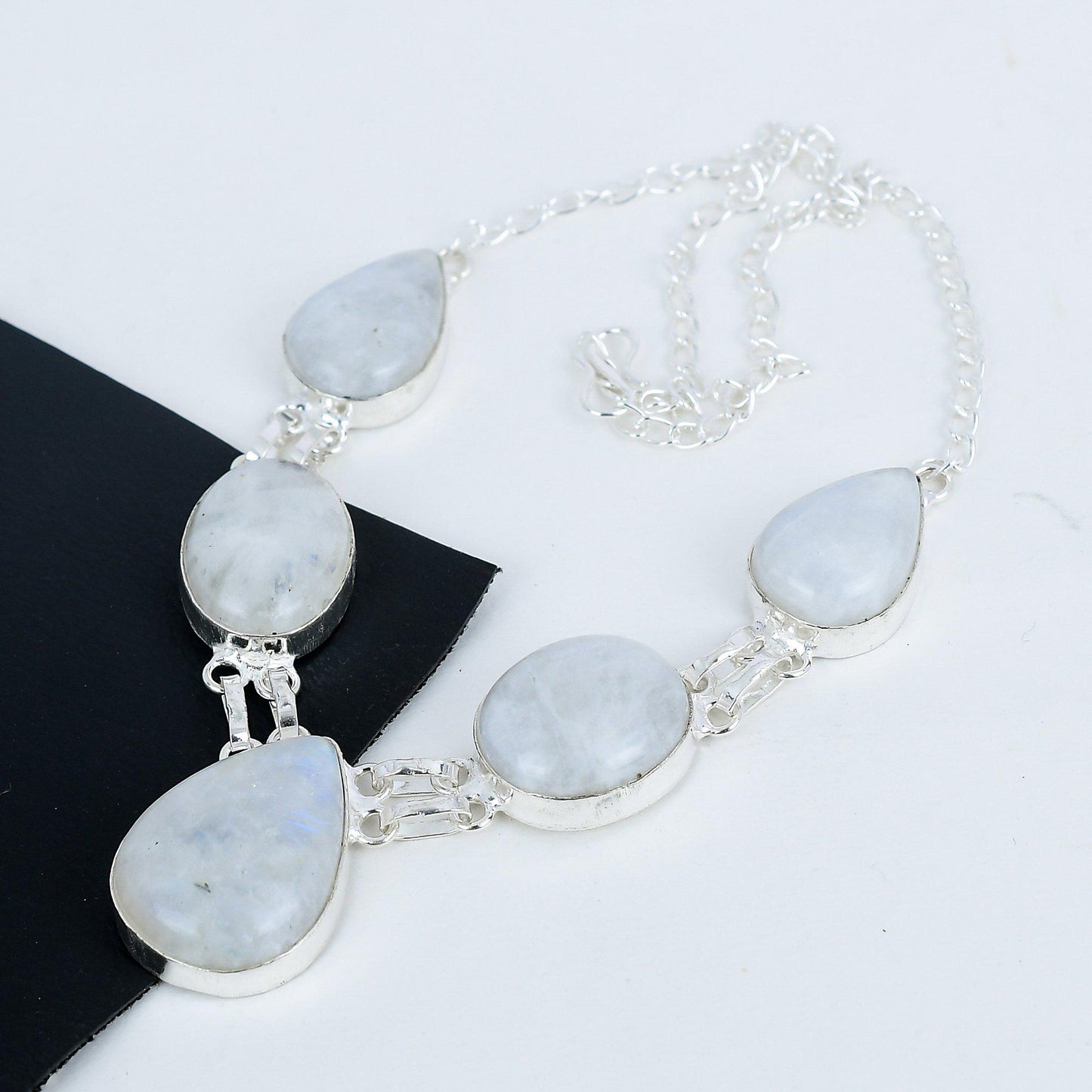 Sterling Silver Moonstone Necklace