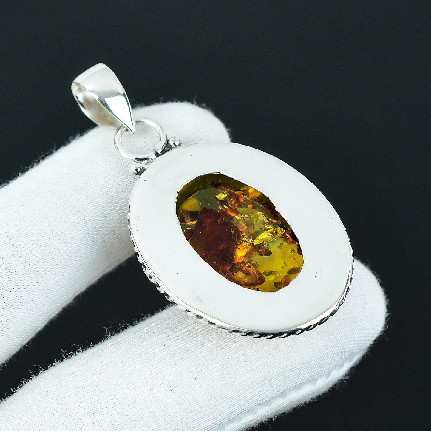 Baltic Amber Gemstone Pendant
