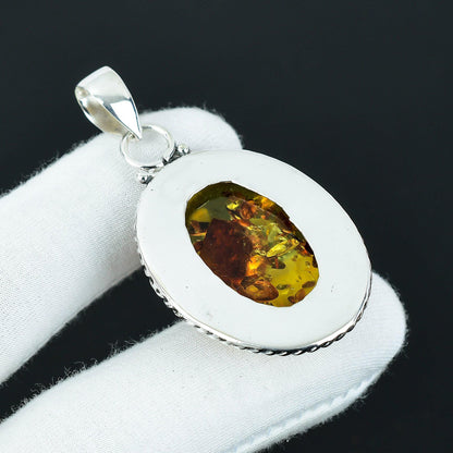 Baltic Amber Gemstone Pendant