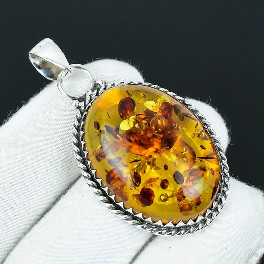 Baltic Amber Gemstone Pendant