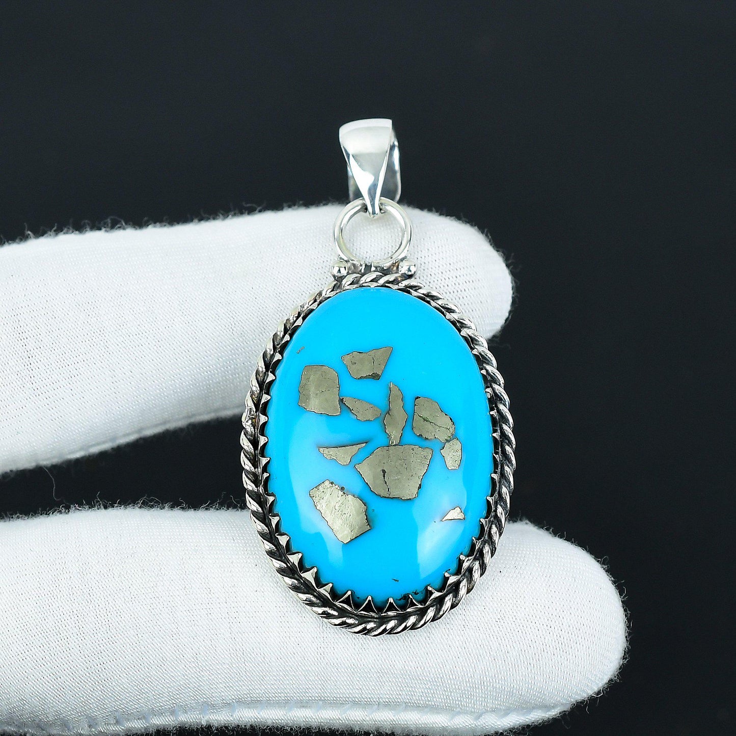 Turquoise Gemstone Pendant