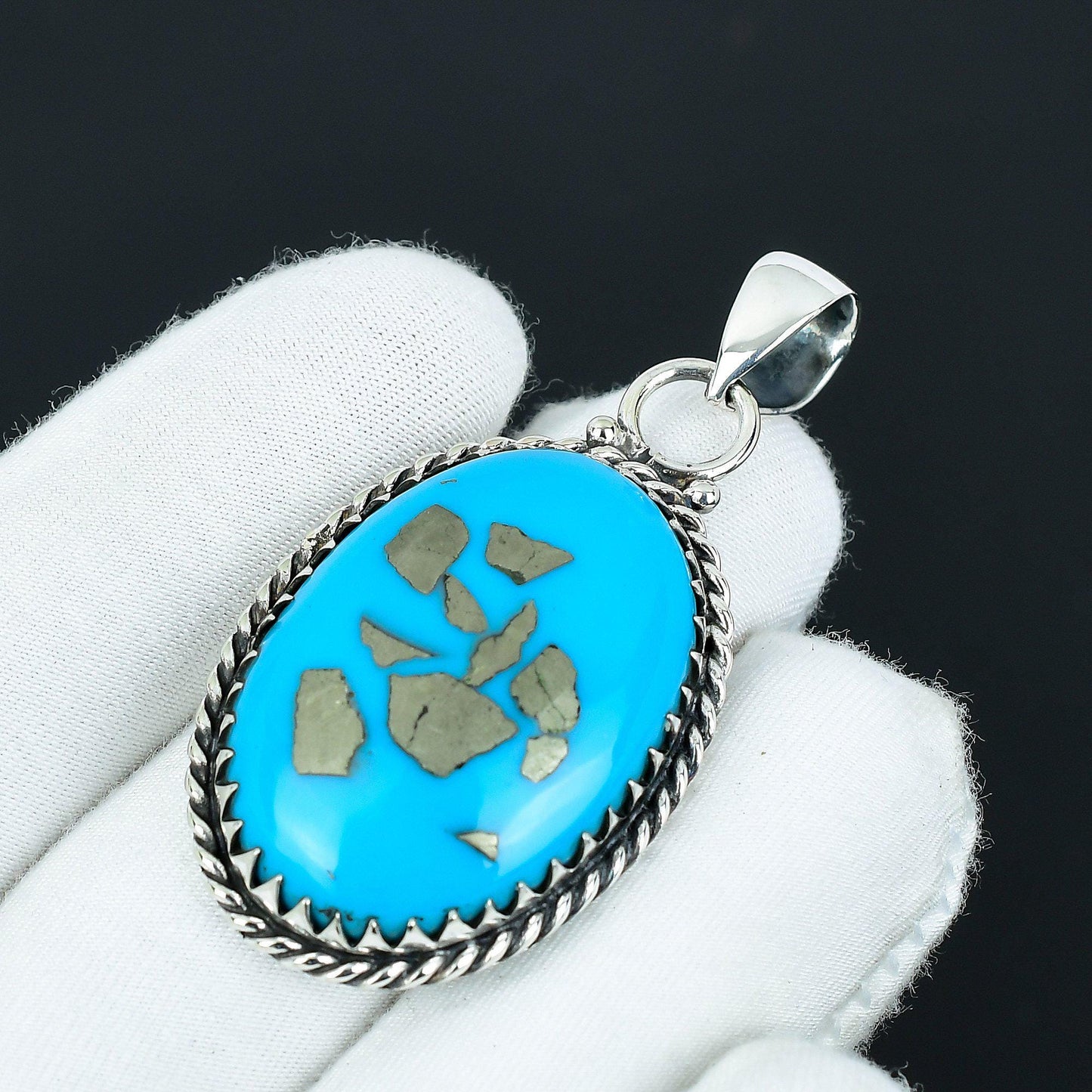 Turquoise Gemstone Pendant