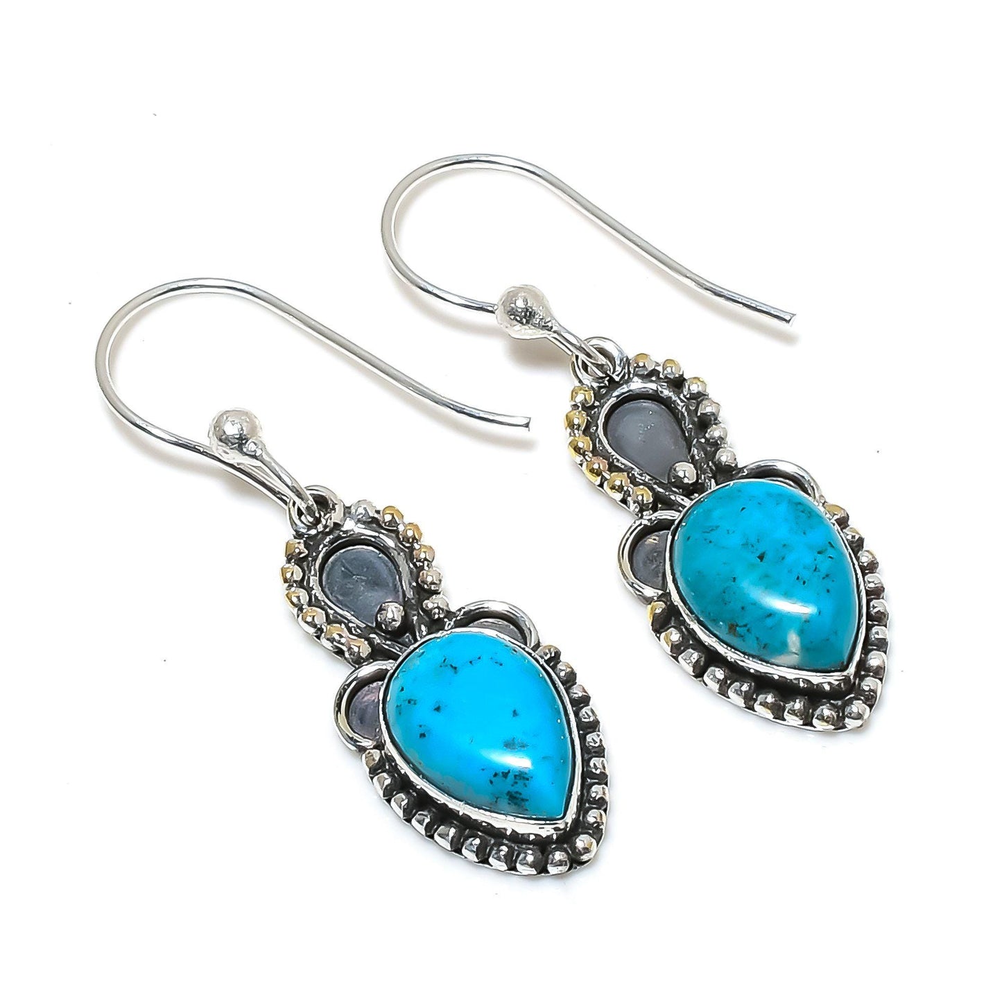Sleeping Beauty Turquoise Gemstone Earrings
