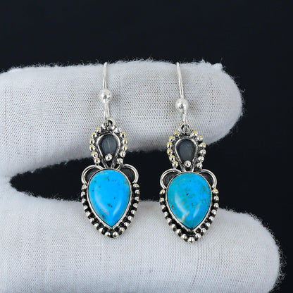 Sleeping Beauty Turquoise Gemstone Earrings