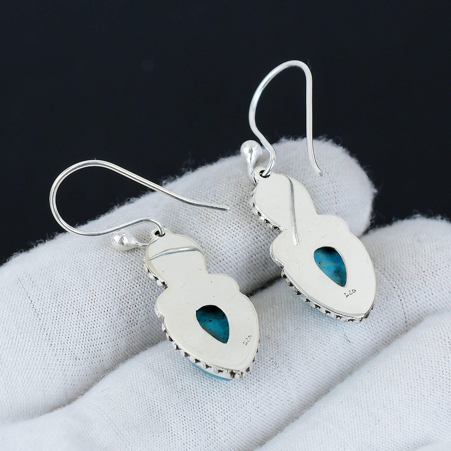 Sleeping Beauty Turquoise Gemstone Earrings