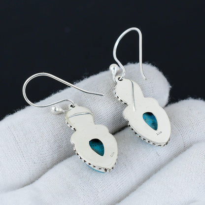 Sleeping Beauty Turquoise Gemstone Earrings