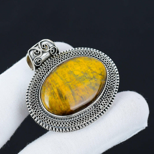 Golden Tiger Eye Gemstone Pendant