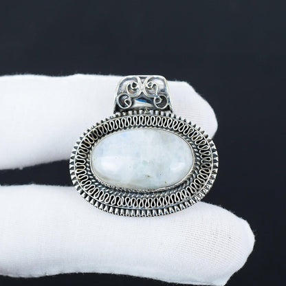 Rainbow Moonstone Gemstone Pendant