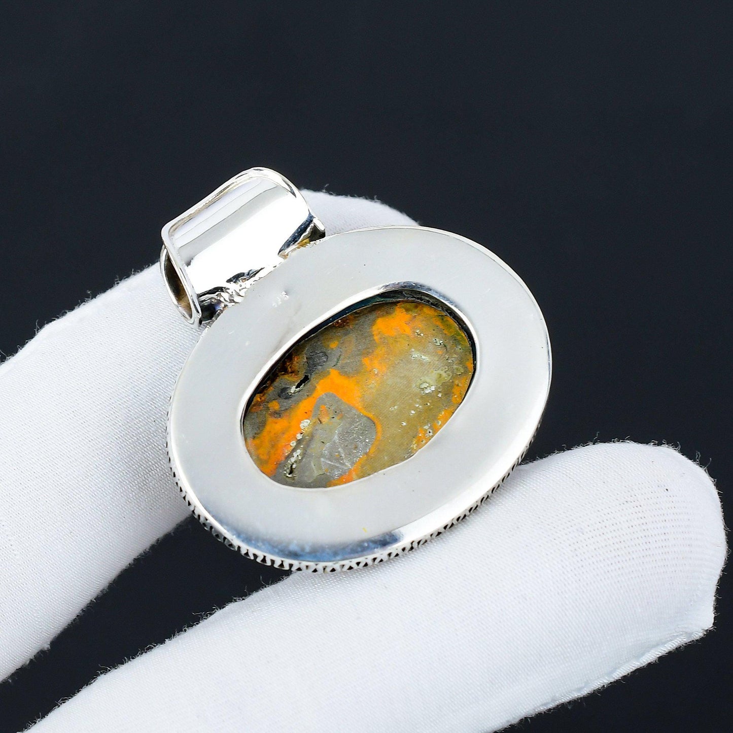 Yellow Bumble Bee Gemstone Pendant