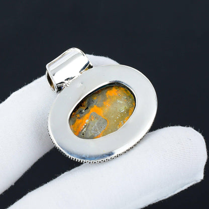 Yellow Bumble Bee Gemstone Pendant