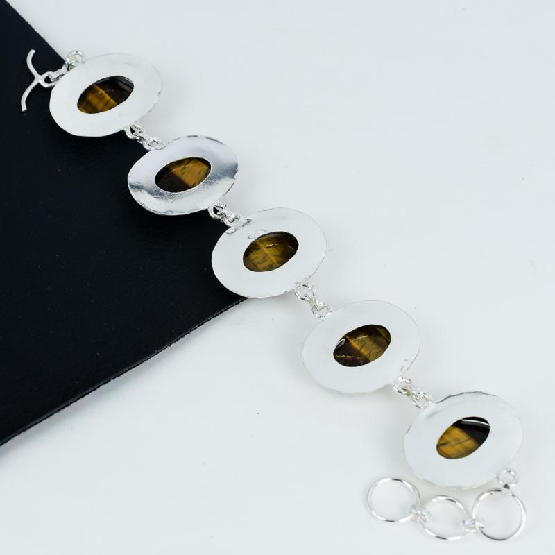 Golden Tiger Eye Gemstone Bracelet