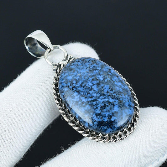 Blue K2 Azurite Gemstone Pendant