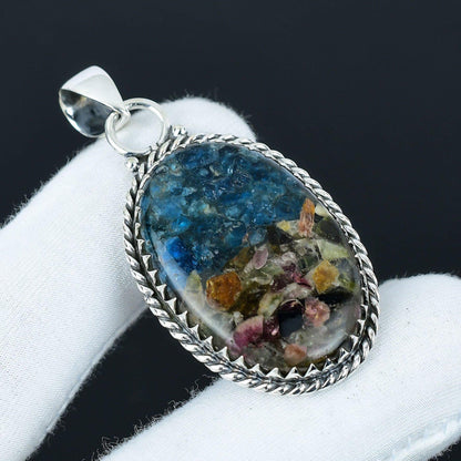 Copper Tourmaline Gemstone Pendant