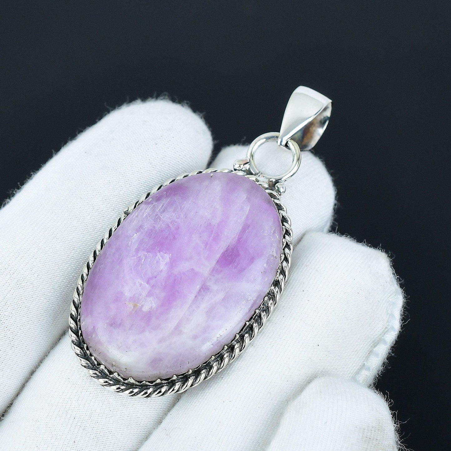 Pink Kunzite Gemstone Pendant