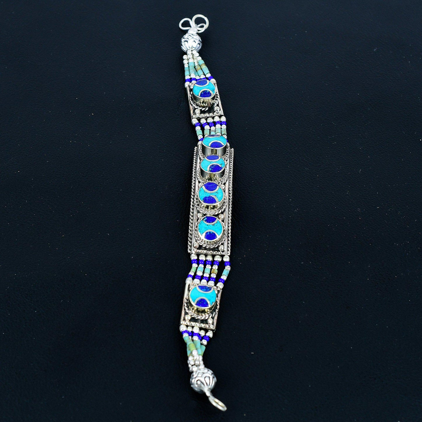 Blue Lapis Lazuli Gemstone Bracelet
