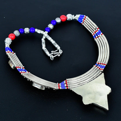 Blue Lapis Lazuli Gemstone Necklace