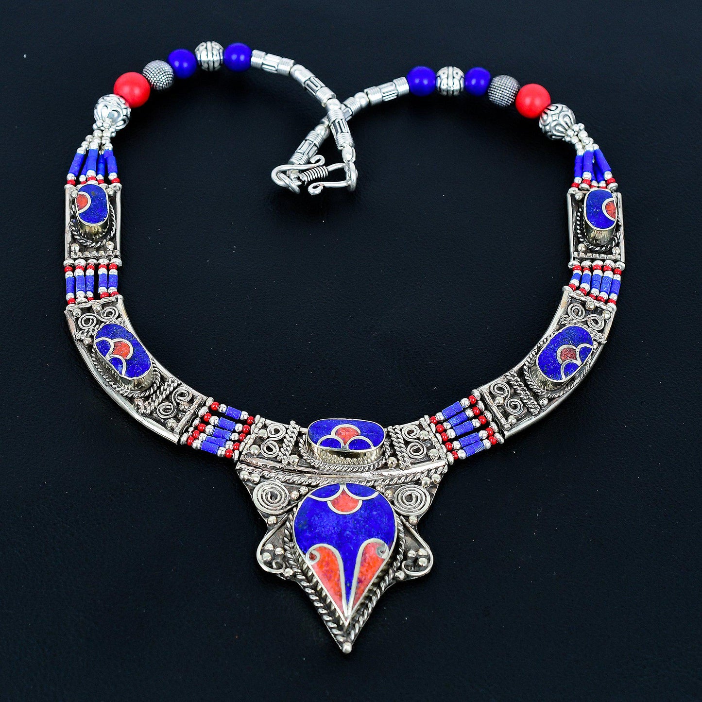 Blue Lapis Lazuli Gemstone Necklace