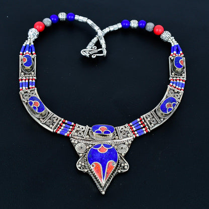 Blue Lapis Lazuli Gemstone Necklace