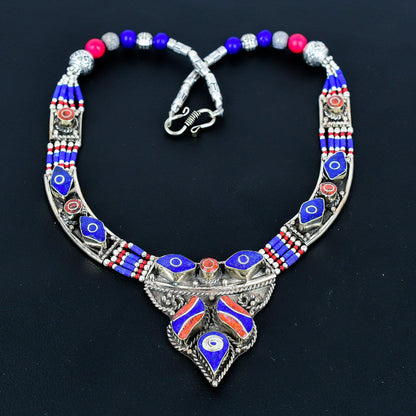 Blue Lapis Lazuli Gemstone Necklace