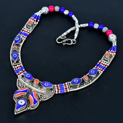 Blue Lapis Lazuli Gemstone Necklace