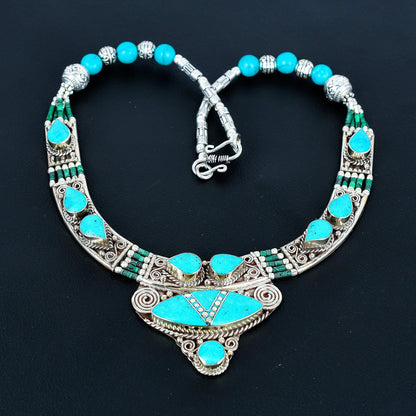 Turquoise Gemstone Necklace