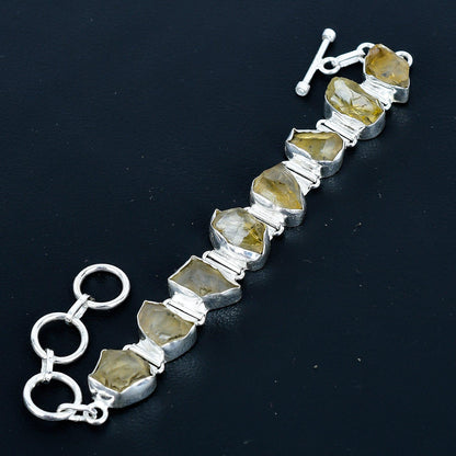 Yellow Citrine Gemstone Bracelet