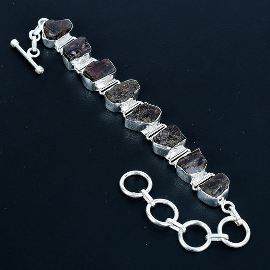 Red Garnet Gemstone Bracelet