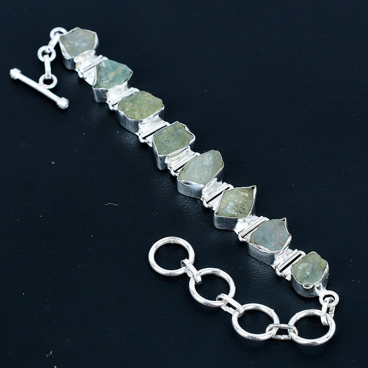 Green Prehnite Gemstone Bracelet