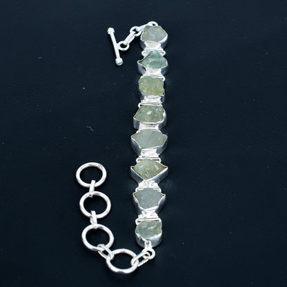 Green Prehnite Gemstone Bracelet