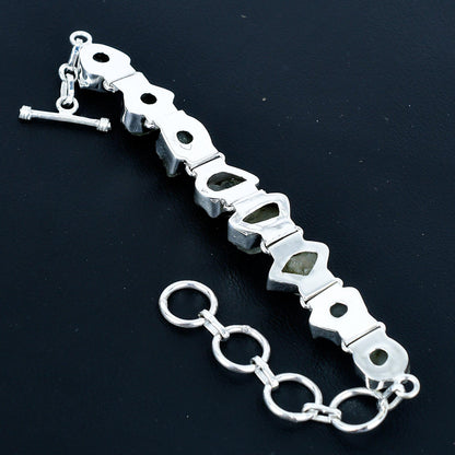 Green Prehnite Gemstone Bracelet