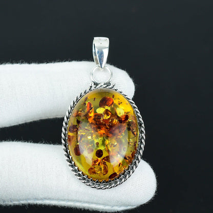 Baltic Amber Gemstone Pendant