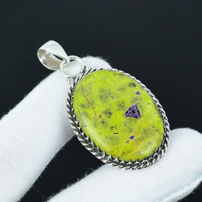 Green Atlantisite Gemstone Pendant
