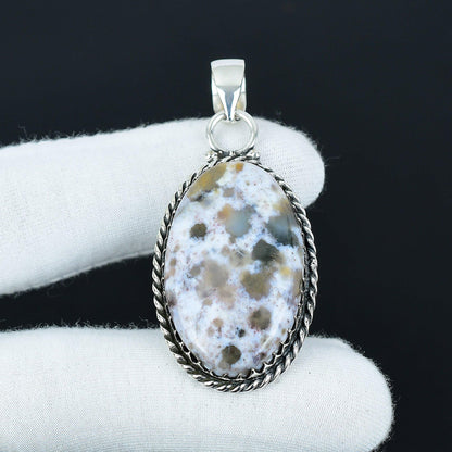 Green Ocean Jasper Gemstone Pendant