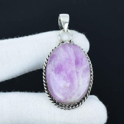 Pink Kunzite Gemstone Pendant
