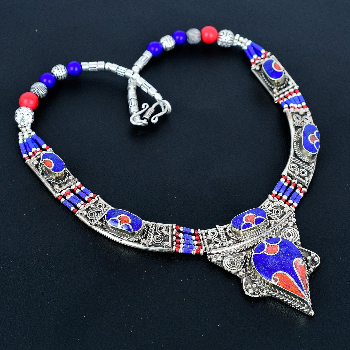 Blue Lapis Lazuli Gemstone Necklace