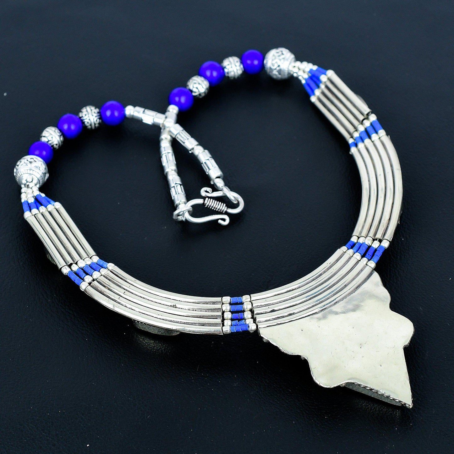 Blue Lapis Lazuli Gemstone Necklace