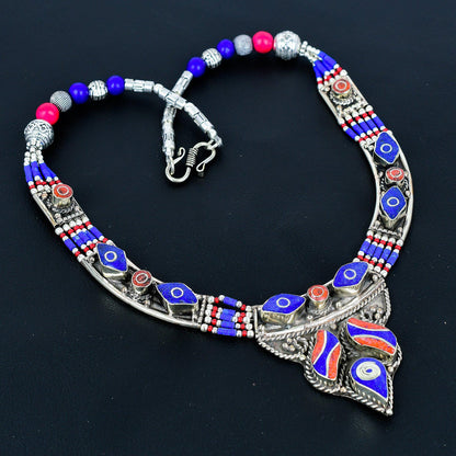 Blue Lapis Lazuli Gemstone Necklace