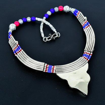 Blue Lapis Lazuli Gemstone Necklace