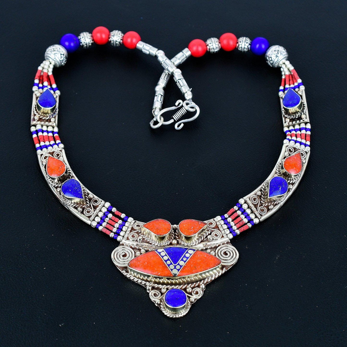 Blue Lapis Lazuli Gemstone Necklace